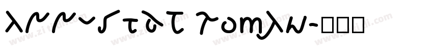 ArrustBT Roman字体转换